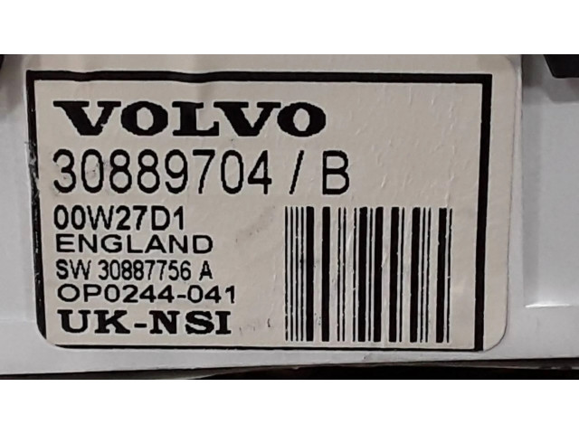 Панель приборов 30889704B, 30887756A Volvo S40, V40
