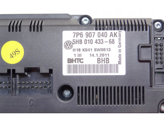 Блок управления климат-контролем 7P6907040AK   Volkswagen Touareg II