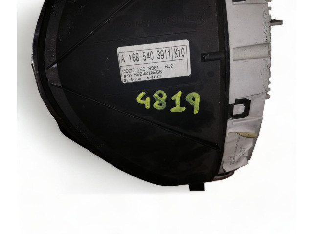 Панель приборов 09051682021, 09051682021   Mercedes-Benz A W168       