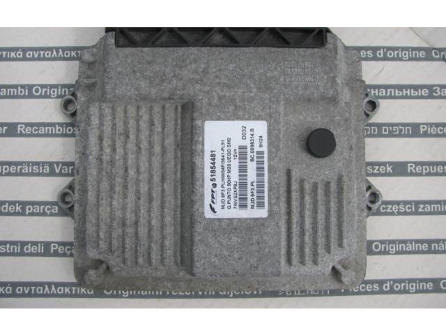 Блок управления двигателем Блок управления 51854481, MJD6F3.PL 90HP   Fiat Grande Punto