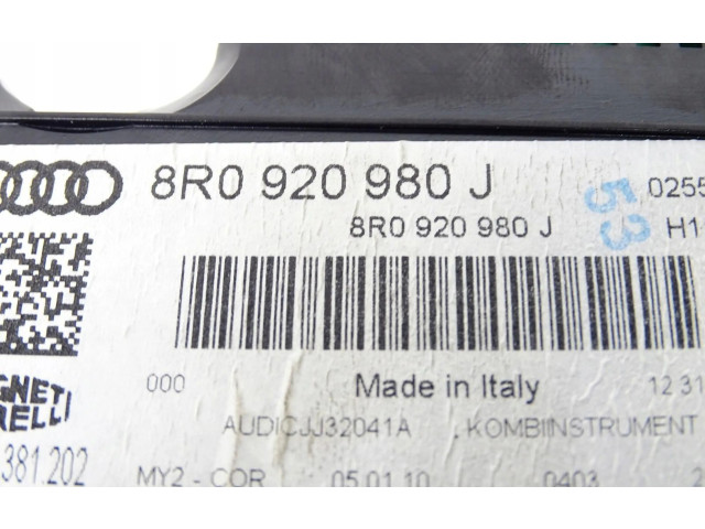 Панель приборов 8R0920980J Audi Q5 SQ5
