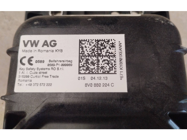 Подушка безопасности пассажира 8V0880204C, 0589P1000089   Audi A3 S3 8V