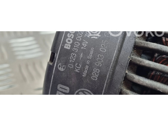 Генератор 028903025G, 0123310002 Volkswagen Golf III