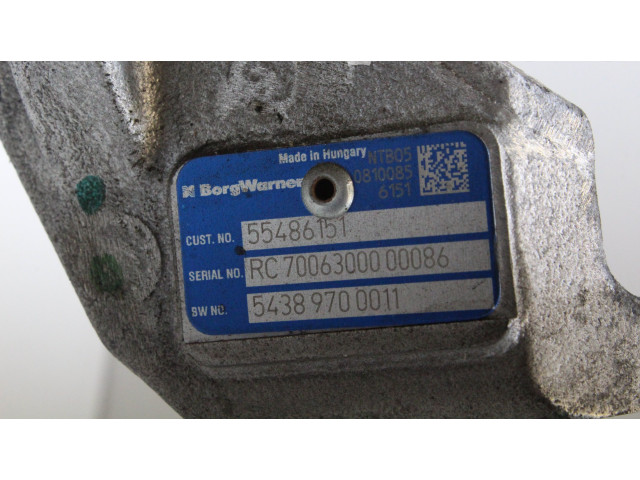 Turbodmychadlo Турбина 54389700011, 55486151 Opel Mokka X 1.6 B 16 DTH