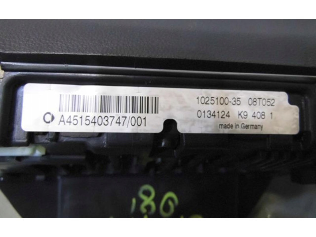 Панель приборов    Smart ForTwo II       