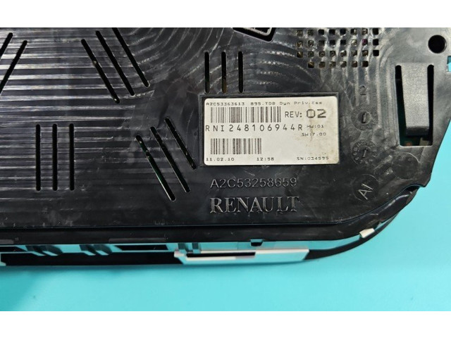 Спидометр (приборный щиток) Renault Megane III 2009 - 2016 года