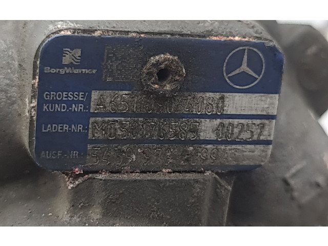 Turbodmychadlo Турбина A6510904080 Mercedes-Benz GLK (X204) 651916