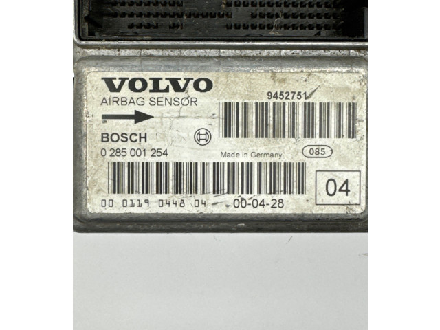 Блок подушек безопасности 9452751, 0285001254 Volvo S60