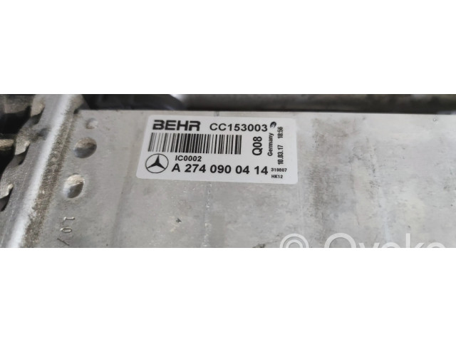 Интеркулер A2740900414 Mercedes-Benz GLC C253 2.0