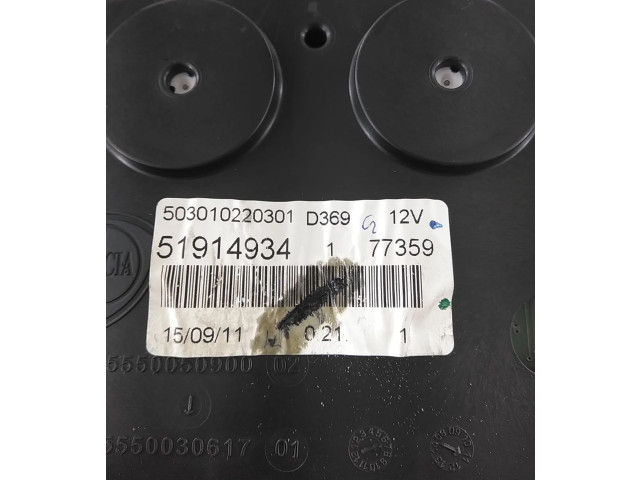 Přístrojová deska Fiat Punto Evo 2011 51914934, 51914934