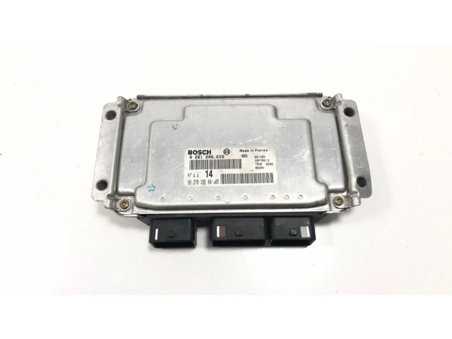 Блок управления двигателя 0261206633, 9637839580 Citroen Xsara