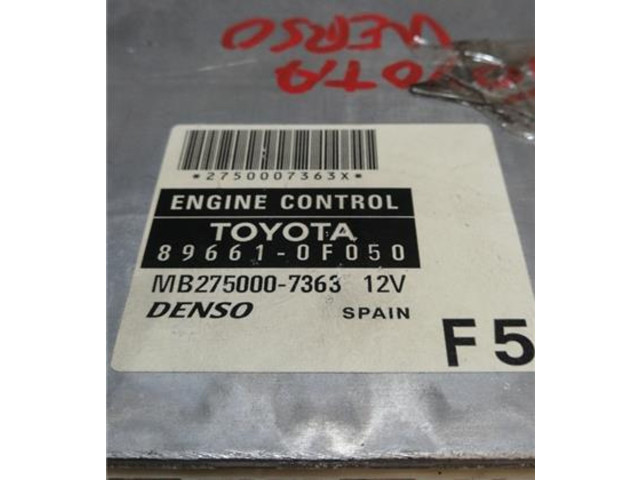 Блок управления 896610F050, 896610F050 Toyota Corolla Verso AR10