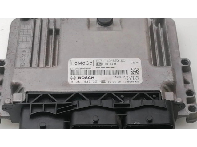 Блок управления двигателя ET7112A650SC, 0281032351 Ford Transit - Tourneo Connect