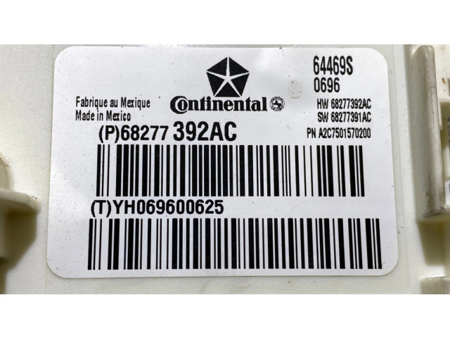 Pojistková skříňka Řídící jednotka BSM 68277392AC, YH069600625   Dodge Challenger 2015