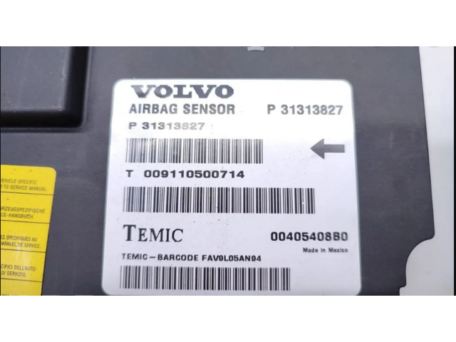 Блок подушек безопасности 31295241, 009052800111   Volvo XC60