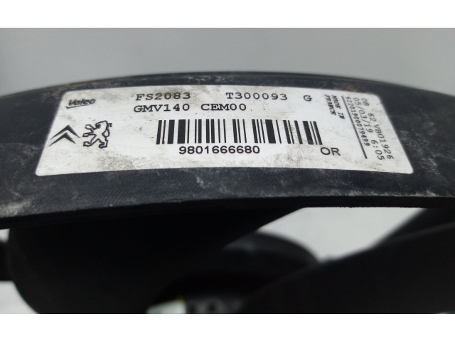 Вентилятор радиатора     9801666680    Peugeot 2008 I 