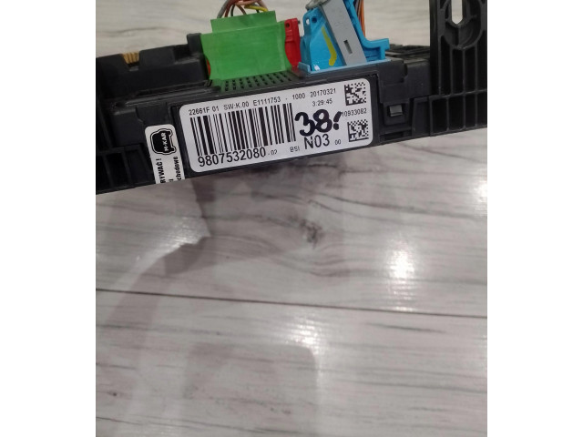 Блок комфорта 9807532080   Peugeot 2008 I   