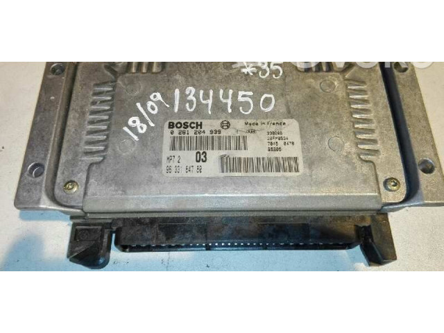 Блок управления двигателя 0261204939, 9633184780   Citroen Xsara