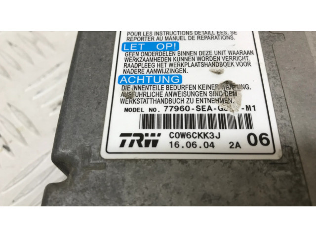 Блок подушек безопасности 77960SEAG817M1 Honda Accord