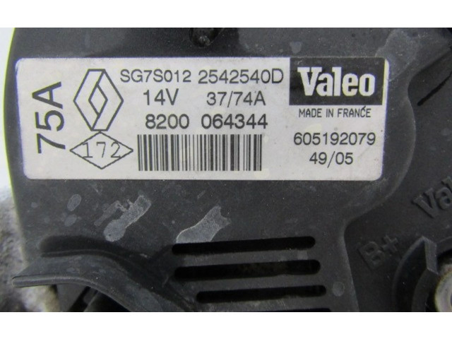 Генератор 8200660045, 8200064344   Renault Twingo I      