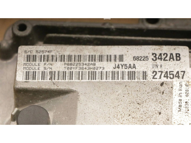 Блок управления двигателя 0281018312, P68225342AB Fiat Freemont