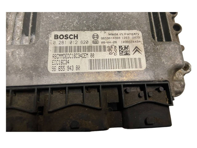 Řídící jednotka 9665594380, 0281012620   Citroen Berlingo 1996