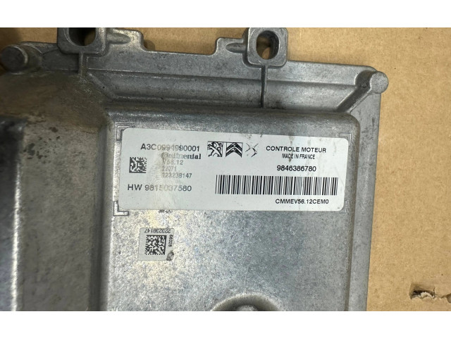 Блок управления двигателем Блок управления 9846386780, 223238147   Skoda Superb B8 (3V)