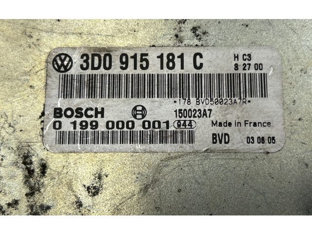 Блок управления 3D0915181C, 150023A7 Volkswagen Phaeton