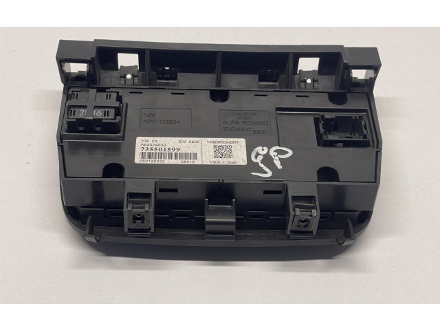 Блок управления климат-контролем 735501599, 735501599   Fiat Punto Evo