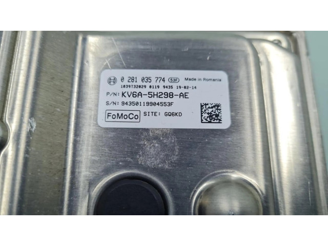 Блок управления двигателя KV6A5H298AE, MODULOELECTRONICO   Ford Ranger