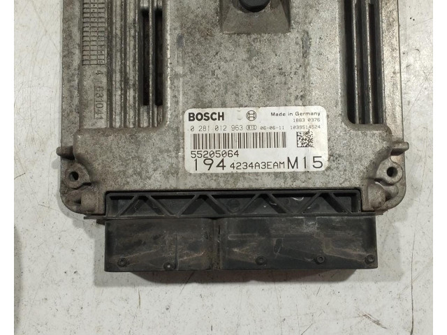 Řídící jednotka 0281012963, 0281012963 Fiat Croma 2007