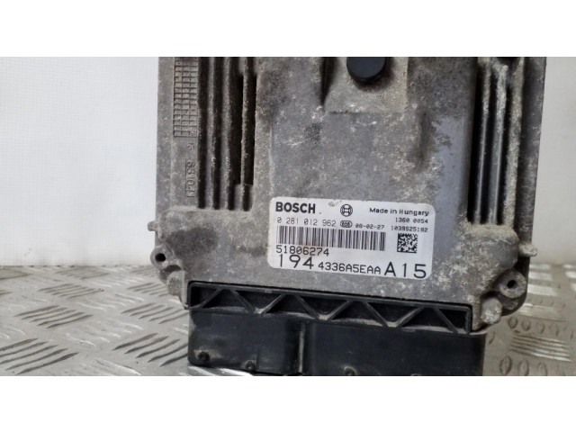 Řídící jednotka 0281012962, 51806274 Fiat Croma 2009