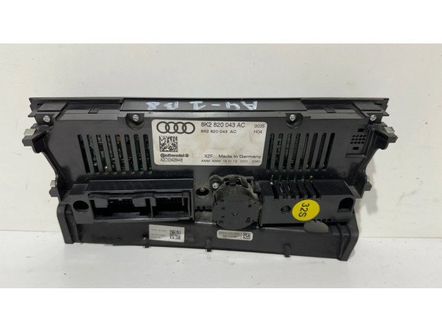 Блок управления климат-контролем 8K2820043AC, A2C53428448   Audi A4 S4 B8 8K