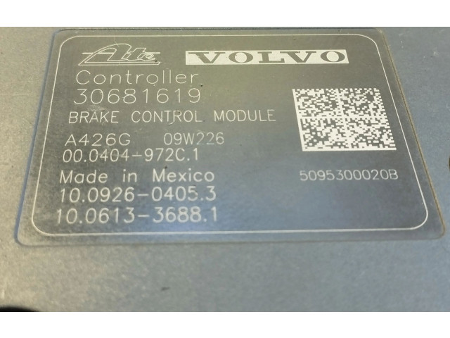 Блок АБС 30681619, 8G9N2C405AC Volvo XC60 2009 - 2013 года