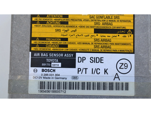 Блок подушек безопасности 8917053110, 0285001904 Lexus IS 220D-250-350