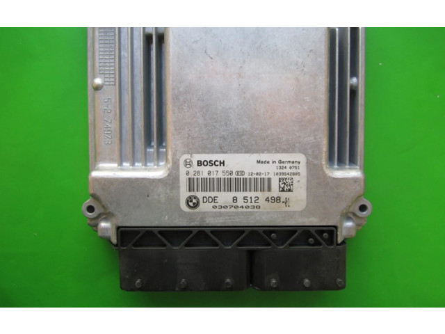 Řídící jednotka DDE8512498, 0281017550 BMW 1 F20 F21 2011