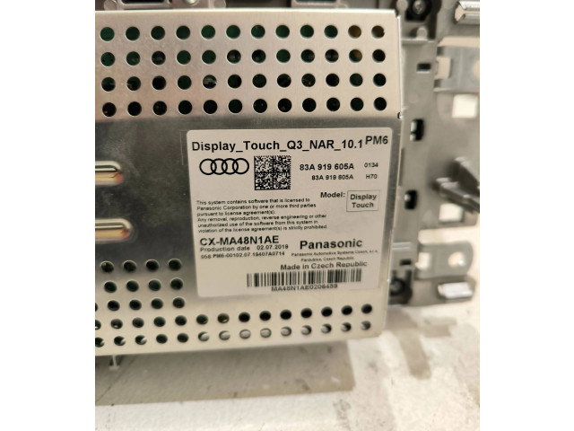 Дисплей    83A919605A   Audi Q3 8U