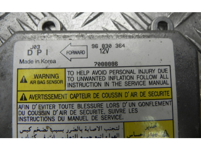 Блок подушек безопасности 96830364, G3954   Chevrolet Nubira