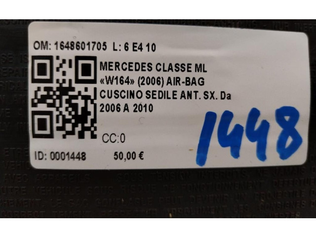 Надувная подушка для сиденья Mercedes-Benz ML W164 2005 - 2011 года