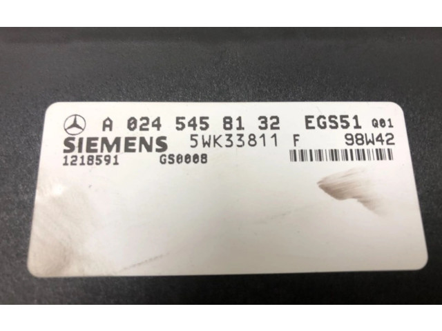Блок управления коробкой передач A0245458132, A0245458132   Mercedes-Benz E AMG W210