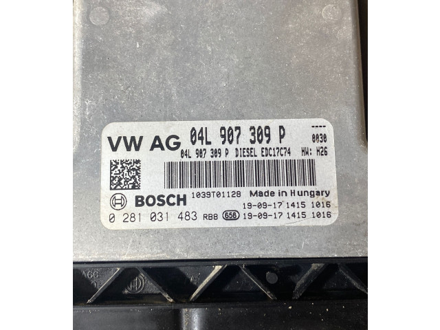 Řídící jednotka 04L907309P, 0281031483   Volkswagen Tiguan 2020