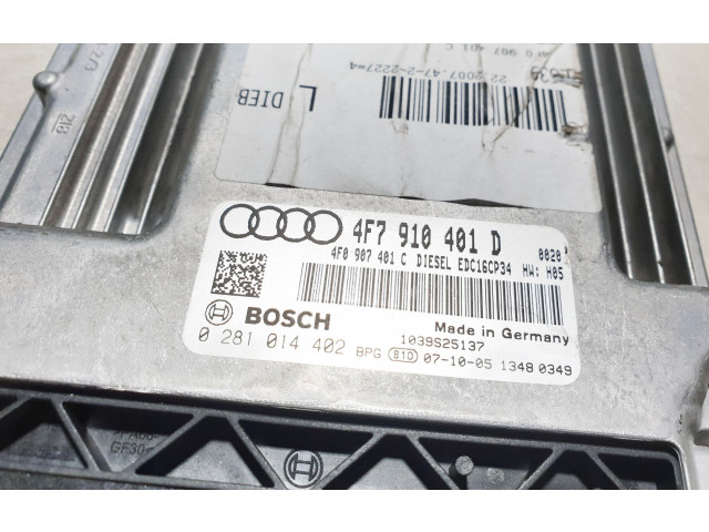 Блок управления двигателя 4F0907401B, 0281012559 Audi A6 Allroad C6