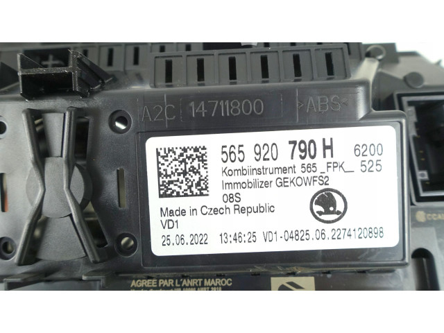 Панель приборов 565920790H   Skoda Karoq       