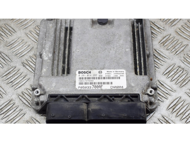 Řídící jednotka P05033700AF, 0281014265 Dodge Avenger 2008