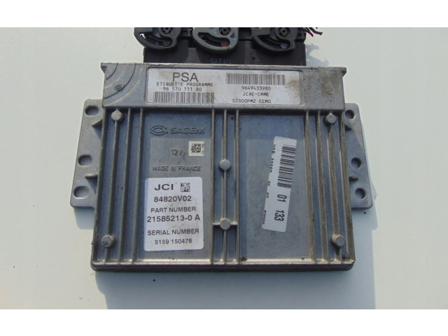 Řídící jednotka 9649433980 Peugeot 1007 2005