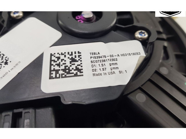 Вентилятор печки 153947500A, 153947500A Tesla Model S