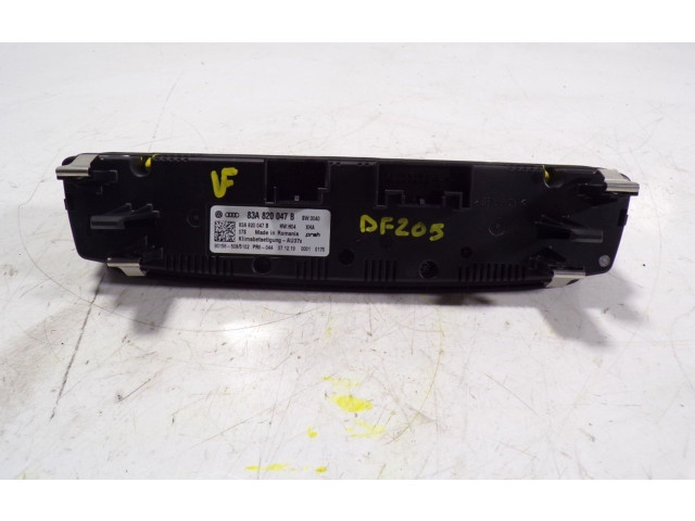 Блок управления климат-контролем 83A820047BXHA, 83A820047B   Audi A1