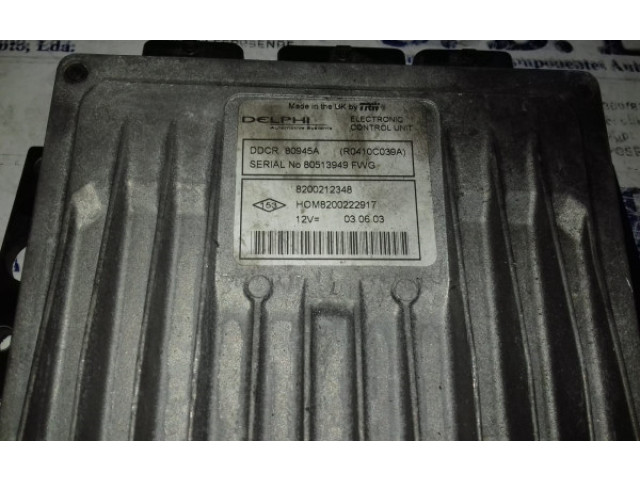 Řídící jednotka 8200212348   Renault Clio II 1998