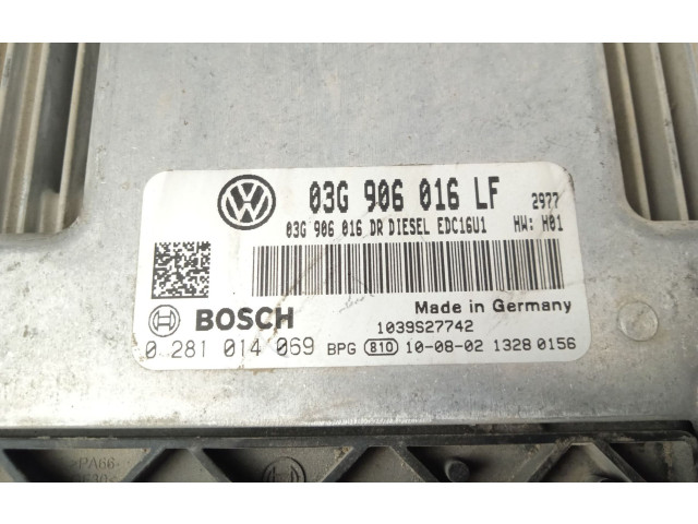 Řídící jednotka 03G906016LF, 0281014069 Volkswagen Caddy 2011