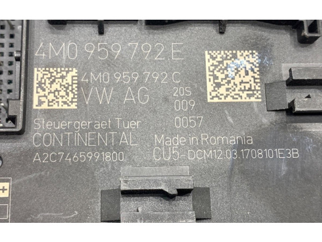 Блок управления 4M0959792E Audi A5